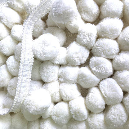 Super Jumbo Furnishing Cotton Feel Pom Pom Trim