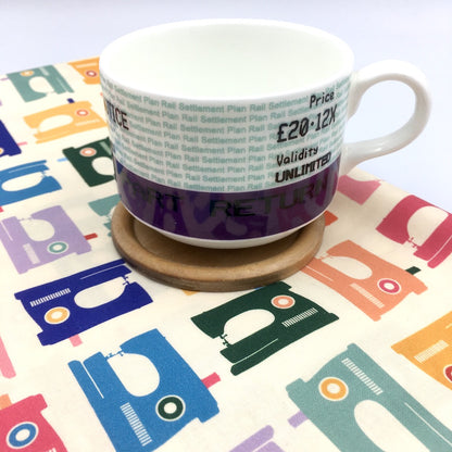 x1 Giant Olive Wood Natural Button - 8cm / 3 inch - 125L