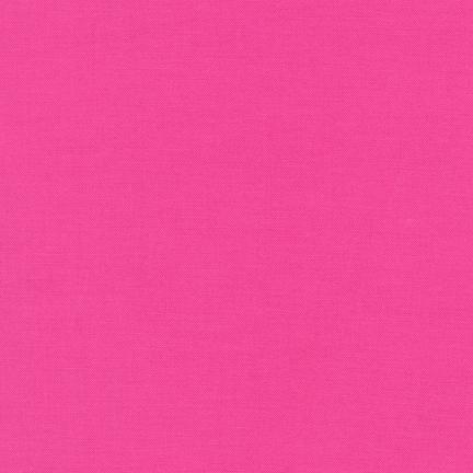 Kona Cotton Solids Brt. Pink - Frumble Fabrics