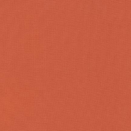 Kona Cotton Solids Terracotta - Frumble Fabrics