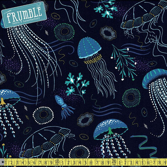 Into The Deep Lagoon - Frumble Fabrics