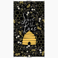 Timeless Treasures - Save The Bees - 24 Inch Panel Black