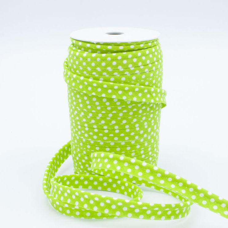 Medium Polka Dot Piping Bias Binding - Frumble Fabrics