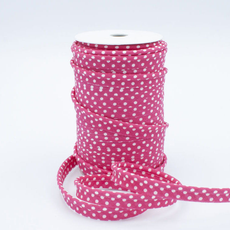 Medium Polka Dot Piping Bias Binding - Frumble Fabrics