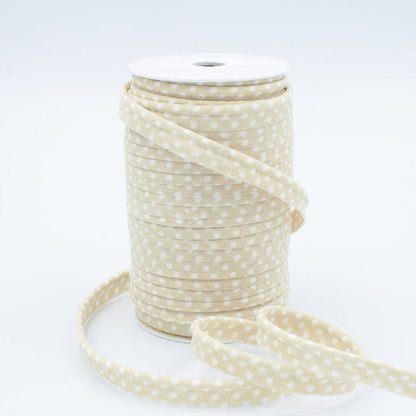 Medium Polka Dot Piping Bias Binding - Frumble Fabrics