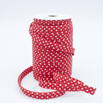 Medium Polka Dot Piping Bias Binding - Frumble Fabrics