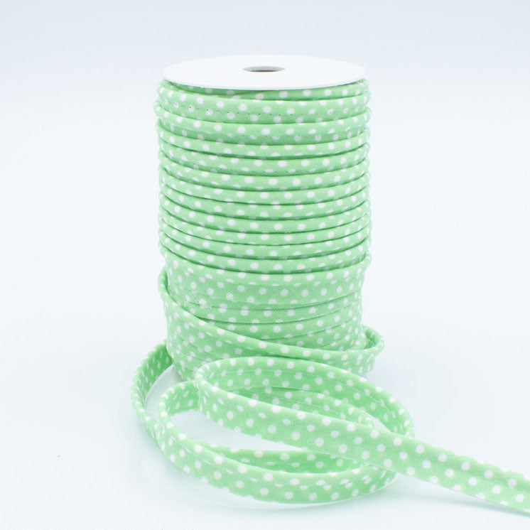 Medium Polka Dot Piping Bias Binding - Frumble Fabrics