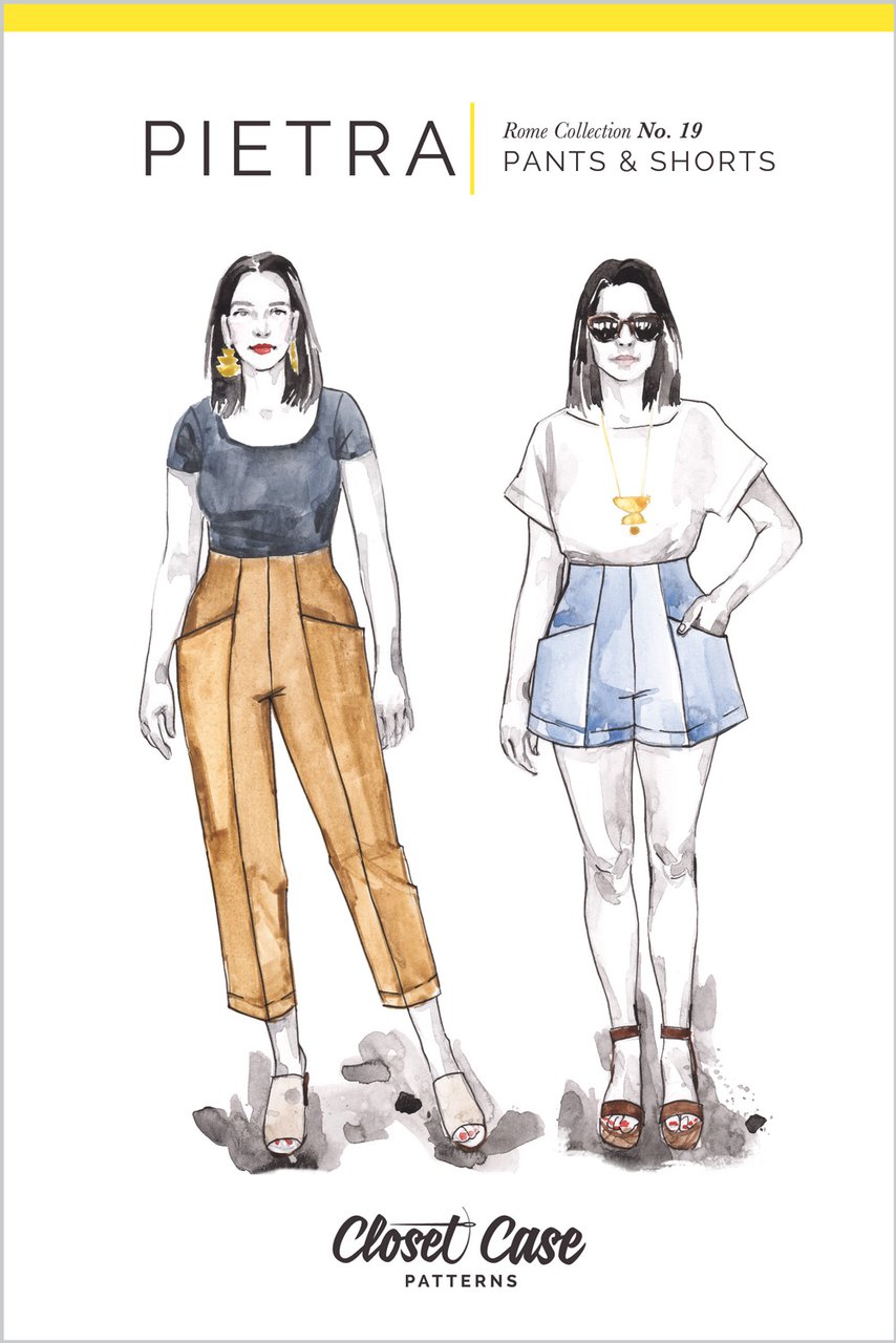 Pietra Pants & Shorts By Closet Case Patterns - Frumble Fabrics