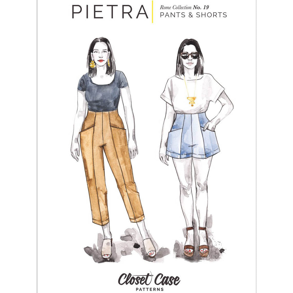 Pietra Pants & Shorts By Closet Case Patterns - Frumble Fabrics