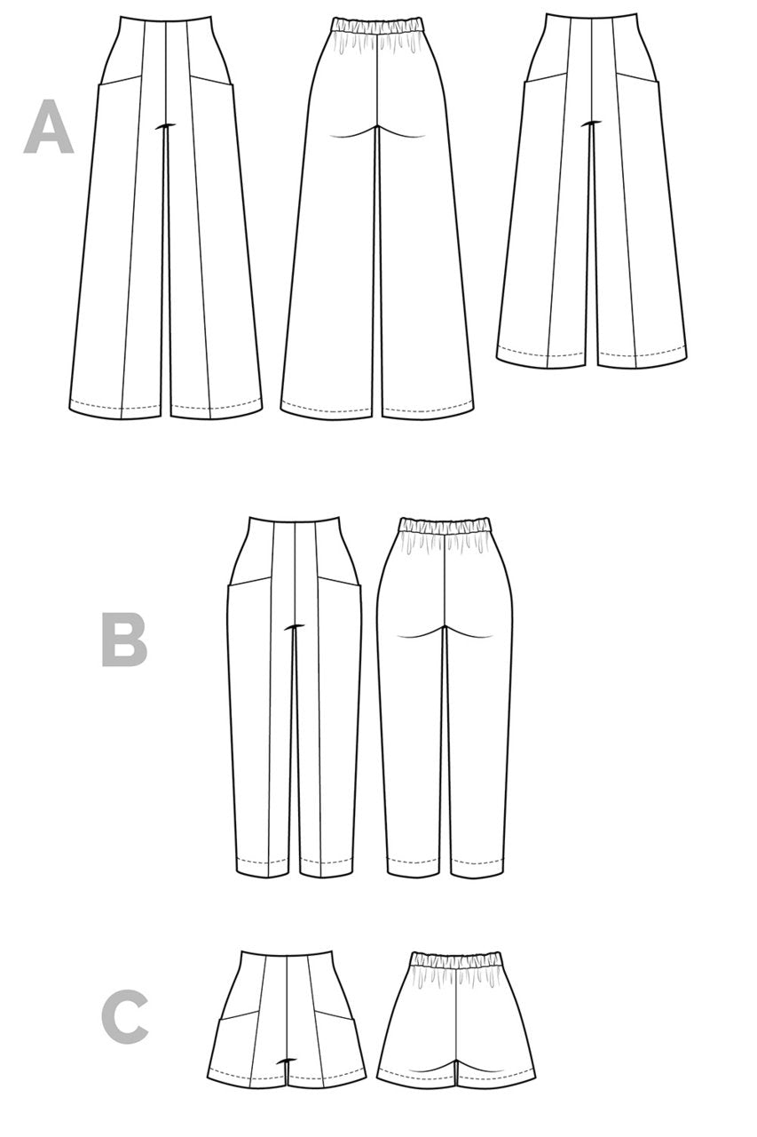 Pietra Pants & Shorts By Closet Case Patterns - Frumble Fabrics