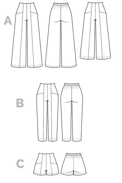 Pietra Pants & Shorts By Closet Case Patterns - Frumble Fabrics