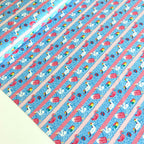 Pool Party Swimming Lanes Aqua Jersey Print - Frumble Fabrics