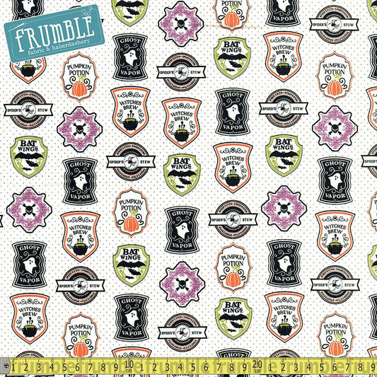 Eek Boo Shreak Badge Cream - Frumble Fabrics
