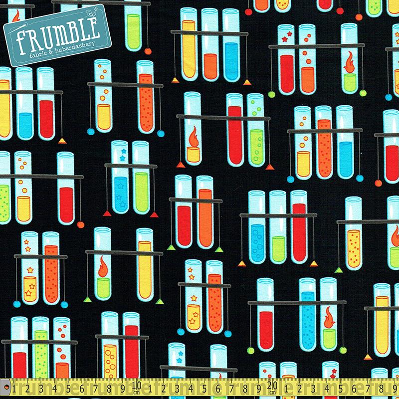 Science Fair 2 Test Tubes Multi - Frumble Fabrics