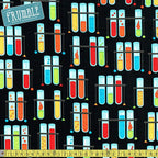 Science Fair 2 Test Tubes Multi - Frumble Fabrics