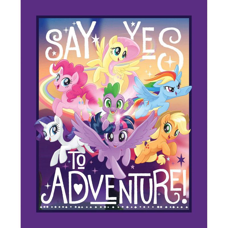 My Little Pony Say Yes to Adventure 90cm Panel - Frumble Fabrics