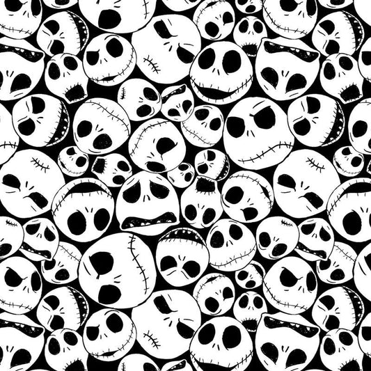Nightmare Before Christmas Packed Jack Black - Frumble Fabrics