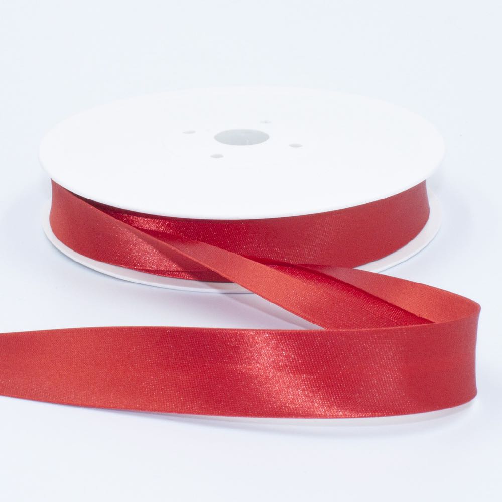 18mm Plain Satin Bias Binding - Frumble Fabrics