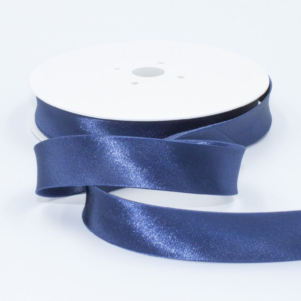 18mm Plain Satin Bias Binding - Frumble Fabrics