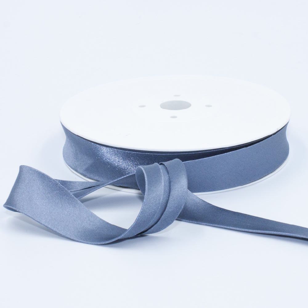 18mm Plain Satin Bias Binding - Frumble Fabrics