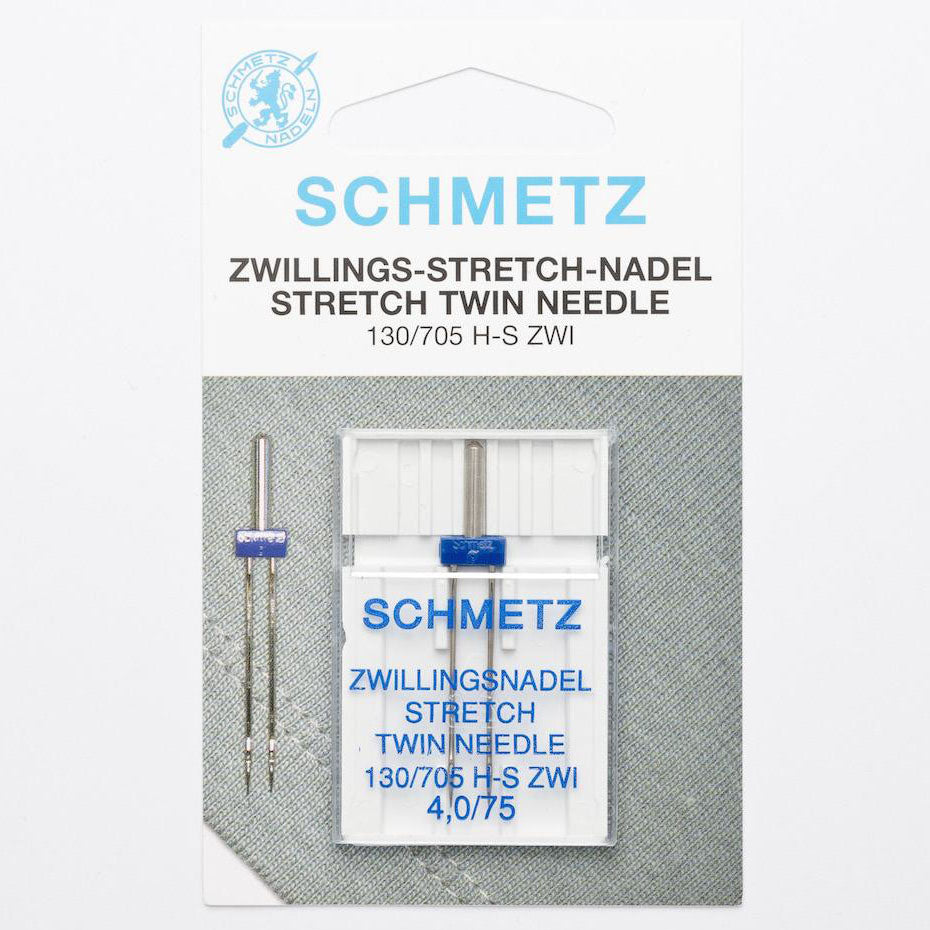 Schmetz Stretch Twin Needle - Size 4,0/75