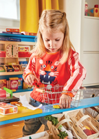 The Red Lion 75cm Panel - Cotton French Terry - Red