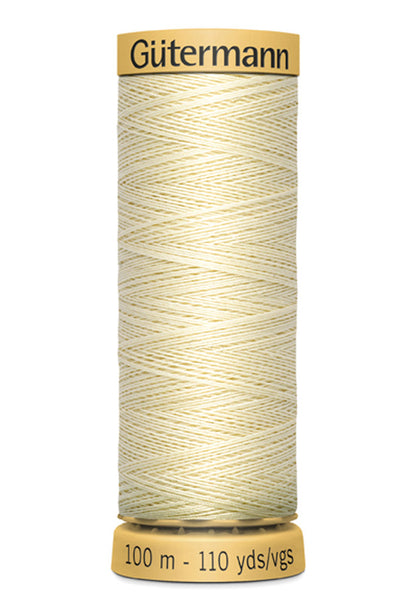 Natural Cotton Thread 100m Reel - Frumble Fabrics