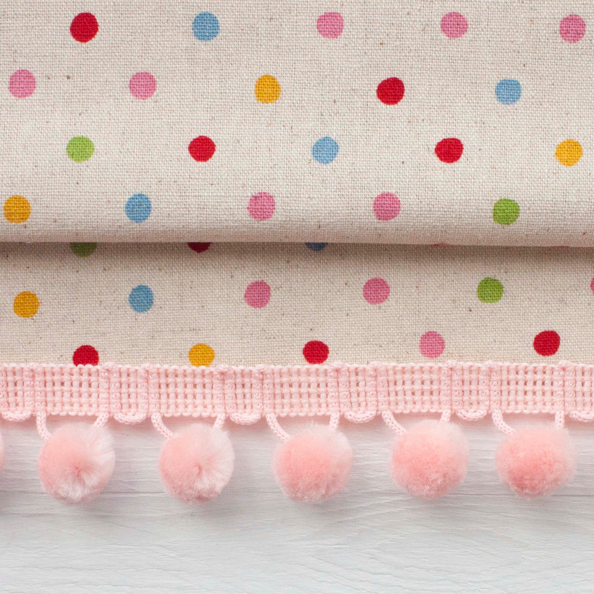 Fluffy Furnishing Pom Pom Trim - Frumble Fabrics