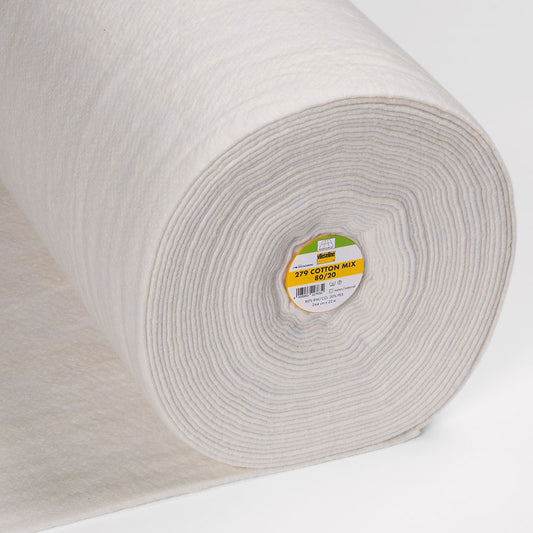 Vilene 279 Sew In Cotton Mix 80/2 Wadding/Batting (Per Metre)