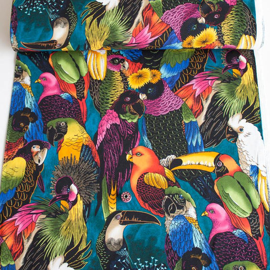 AH Birds Of A Feather Multi - Frumble Fabrics