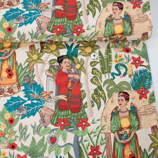 Deco Weight: Fridas Garden Tea - Frumble Fabrics