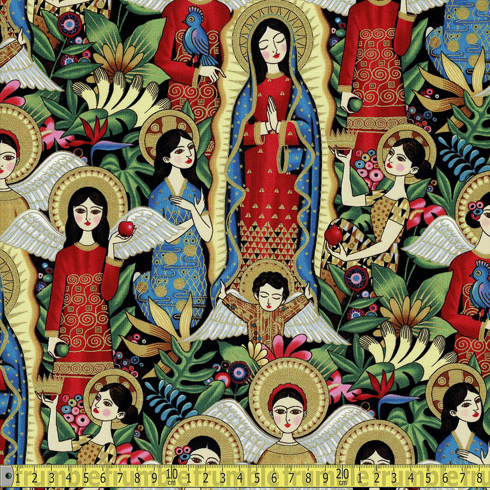 Alexander Henry - Folklorico - Coro Dorado Golden Choir Bright Sewing and Dressmaking Fabric