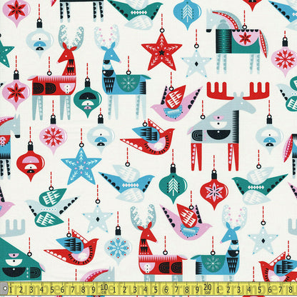 Art Gallery - Christmas In The City - Scandi Ornaments Sewing and Dressmaking Fabric