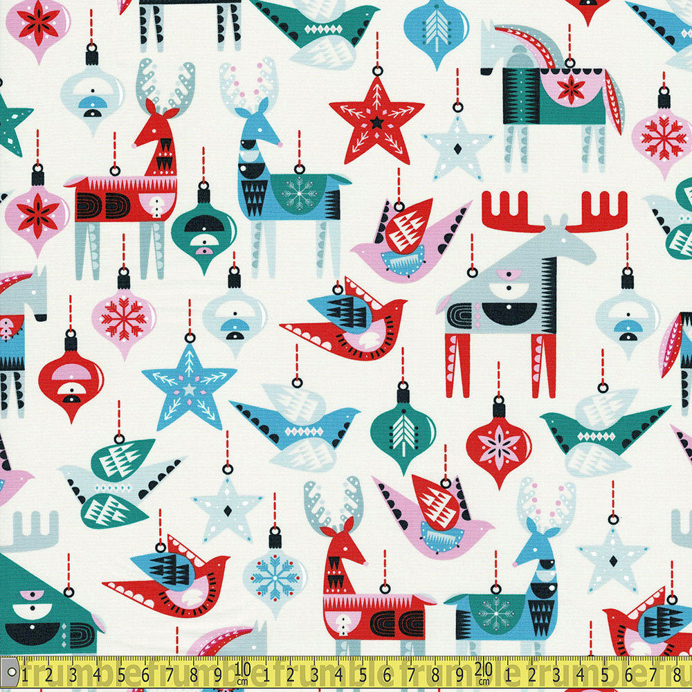 Art Gallery - Christmas In The City - Scandi Ornaments Sewing and Dressmaking Fabric
