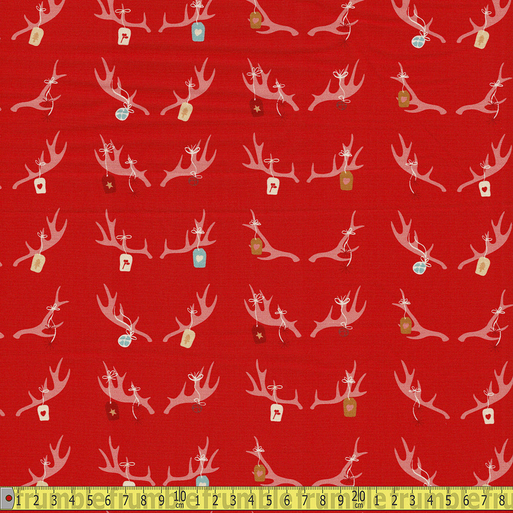 Art Gallery Fabrics - Cozy and Magical - Cheerful Antlers Sewing and Dressmaking Fabric