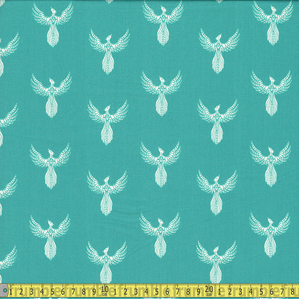 Art Gallery Fabrics - Onward and Upward - Rise Up Aqua Sewing and Dressmaking Fabric