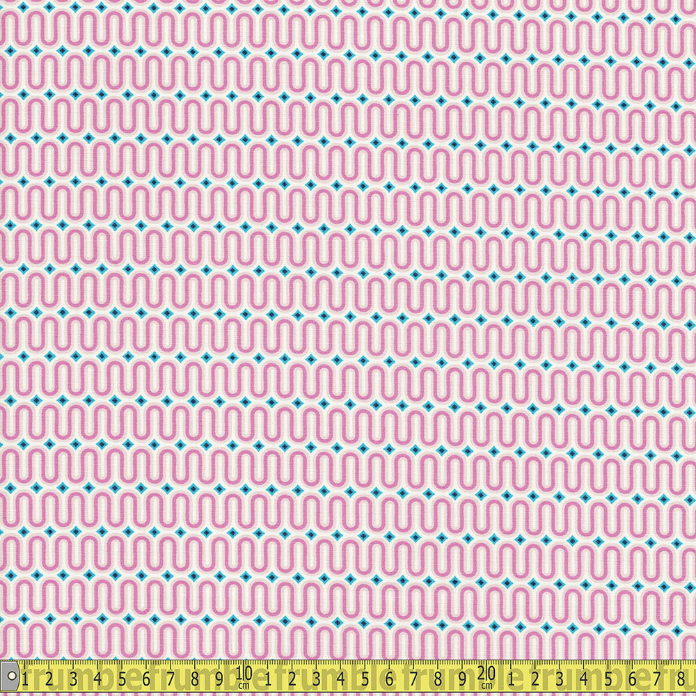 Art Gallery Fabrics - Sunburst - Good Vibes Raspberry Sewing and Dressmaking Fabric