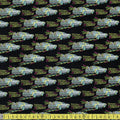 Back To The Future No Roads - Korean Woven Fabric - Grey Sewing and Dressmaking Fabric