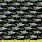 Back To The Future No Roads - Korean Woven Fabric - Grey Sewing and Dressmaking Fabric