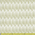 Camelot Fabrics - Emma and Mila - Nightfall Tassels Gold White Sewing and Dressmaking Fabric