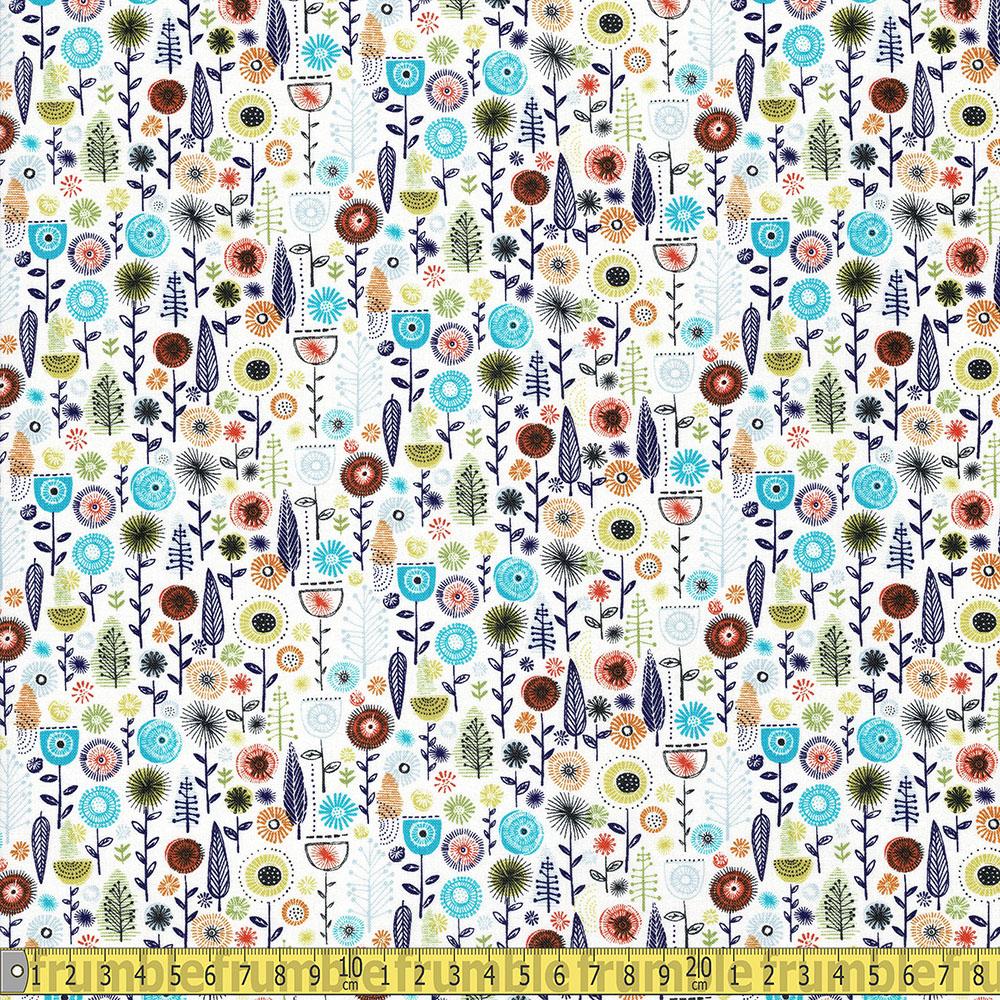 Family Recipes Garden Multi - Frumble Fabrics