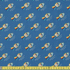 Star Wars Millennium Falcon Rainbow Blue Fabric by Camelot