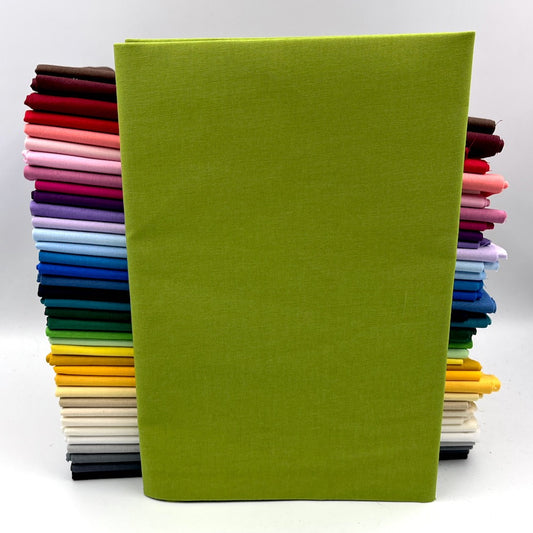 Kushion Cotton Solids Mid Weight Fabric - Chartreuse