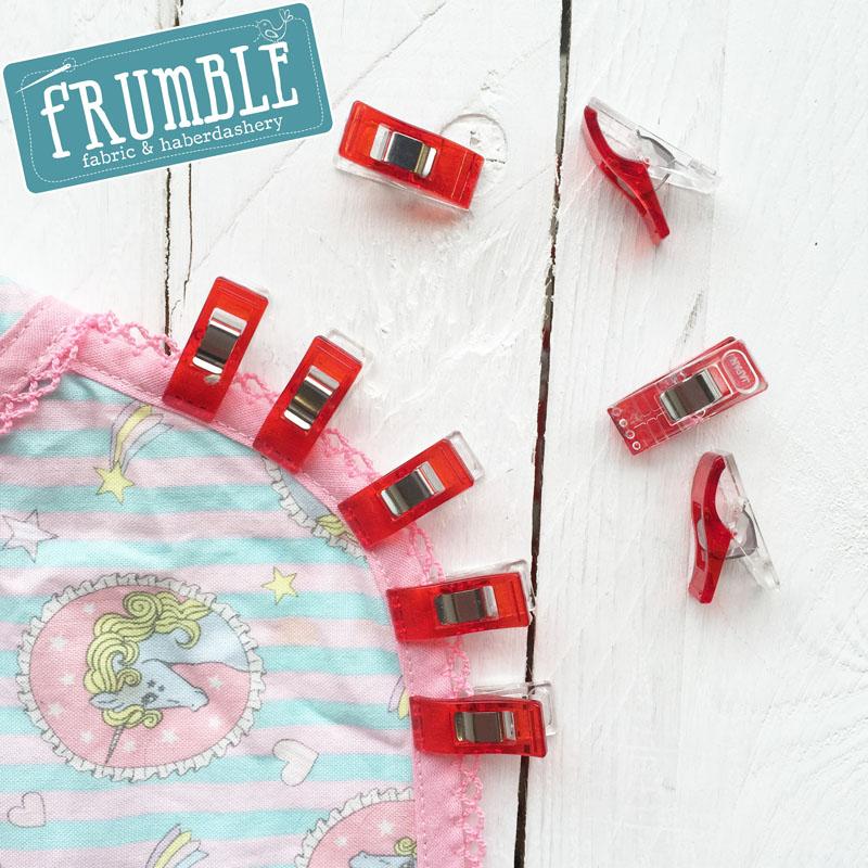 x10 Red Clover Wonder Clips - Frumble Fabrics