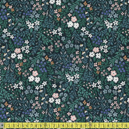 Cloud 9 Fabrics - Flora - Fall Meadow Green Sewing and Dressmaking Fabric