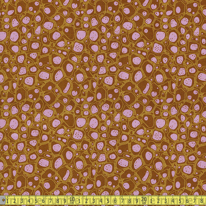 Cloud 9 Fabrics - Into The Woods - Look Close Mustard Sewing and Dressmaking Fabric