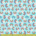 Cloud 9 Fabrics - Universal Love - Over The Rainbow Sewing and Dressmaking Fabric