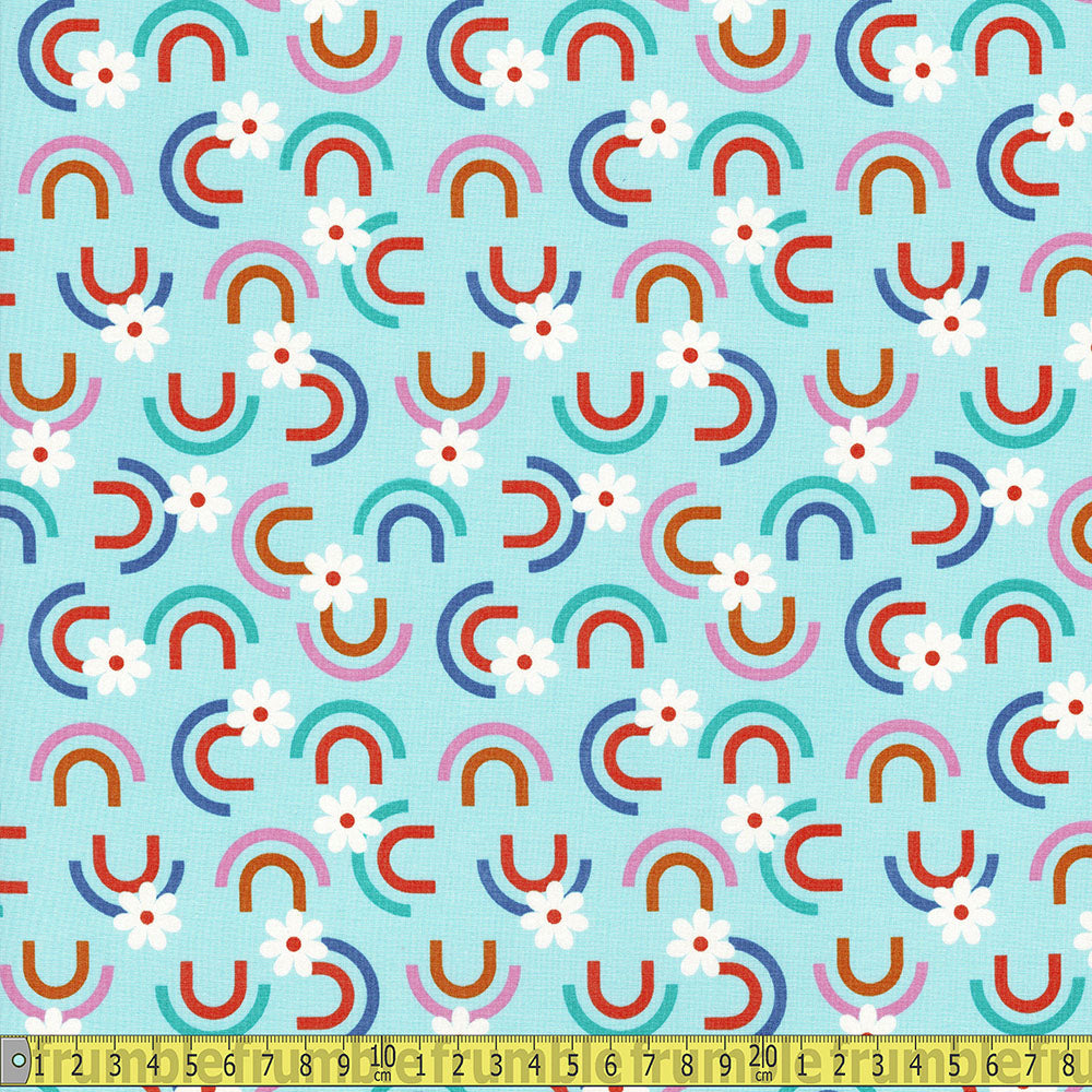 Cloud 9 Fabrics - Universal Love - Over The Rainbow Sewing and Dressmaking Fabric