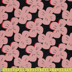 Cloud 9 Matt LAMINATED Fabric - Pink Rose - Multi Sewing and Dressmaking Fabric