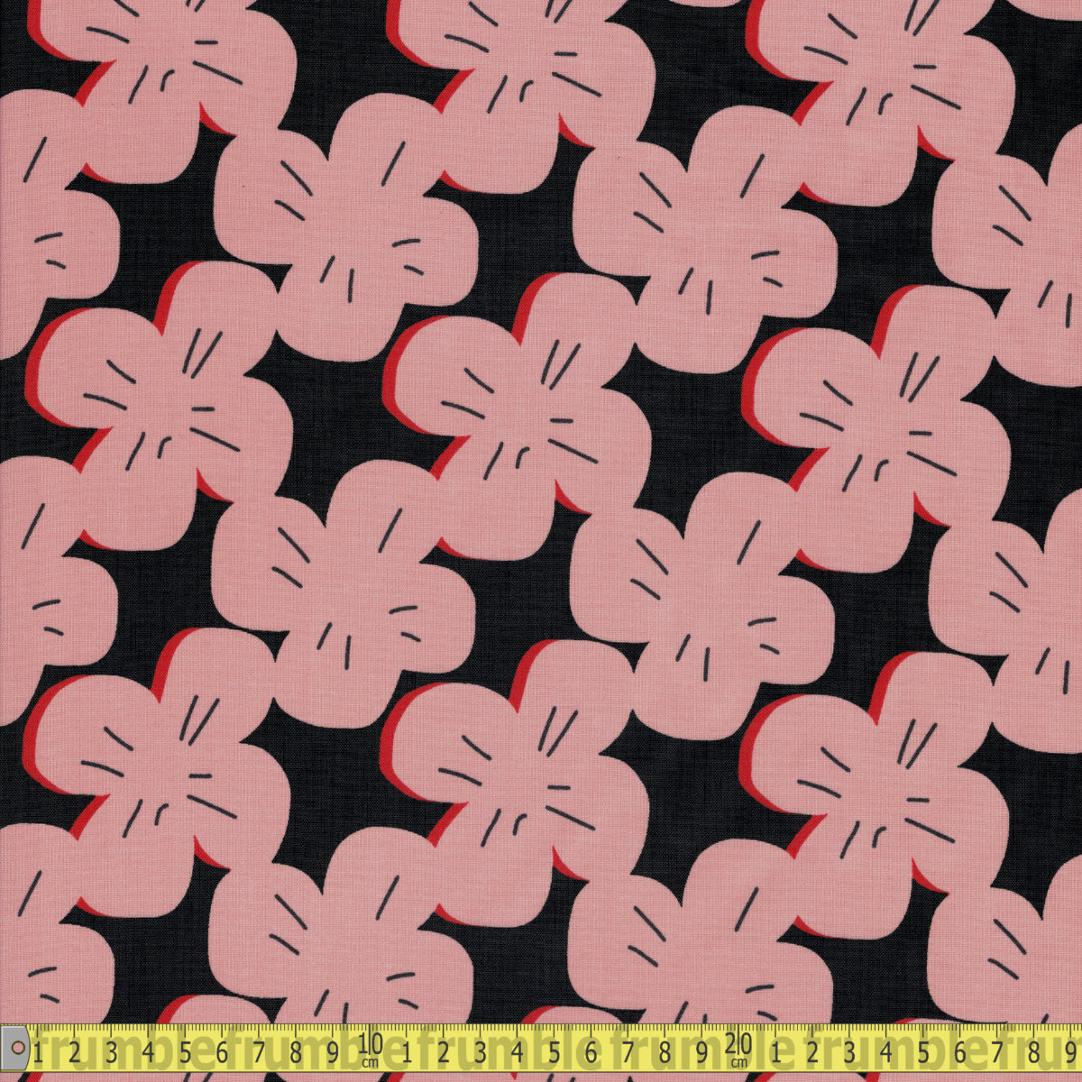 Cloud 9 Matt LAMINATED Fabric - Pink Rose - Multi Sewing and Dressmaking Fabric